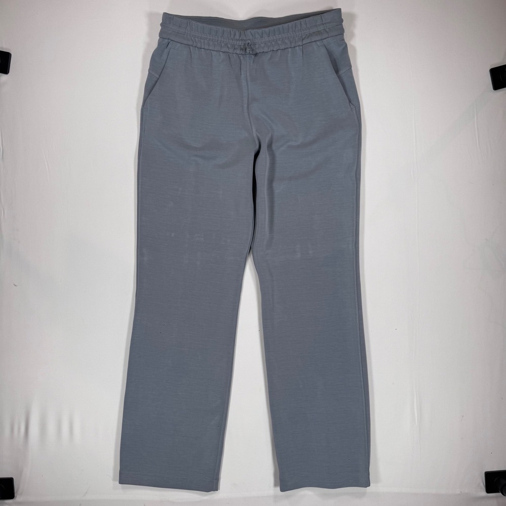 Lululemon Softstreme High-Rise Pant Full Length Chambray Grey 10 Comfy Travel - Picture 3 of 16